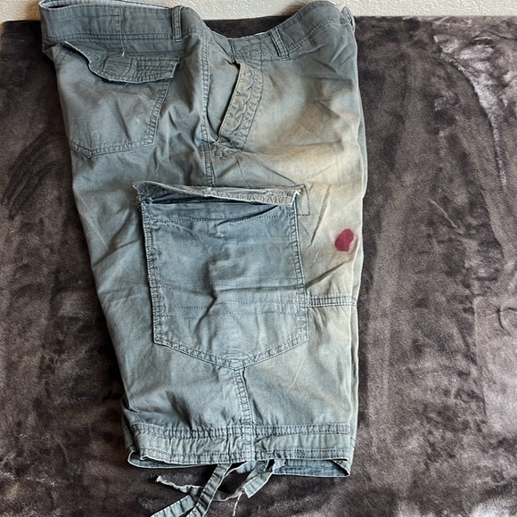 BurnSide Plaid Aknowledge Drawstring Bottom Vintage Shorts - Picture 11 of 14